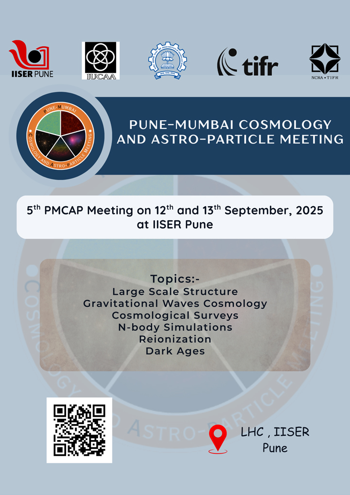 Pune-Mumbai Cosmology and Astro-Particle Meeting (Chapter 5) flyer