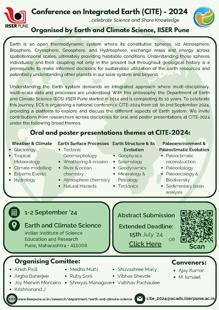 Flyer of the conference content for which is also present in the pdf linked to the image