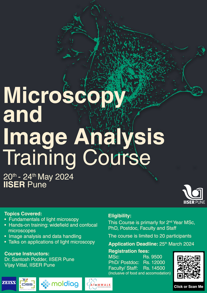 Microscopy and Image Analysis Training Course