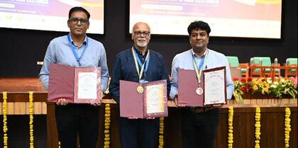 Photo of all three awardees