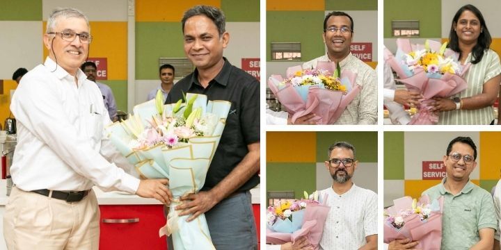 A collage of photos from the event