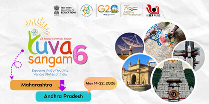 Flyer representingg Yuva Sangam Programme 