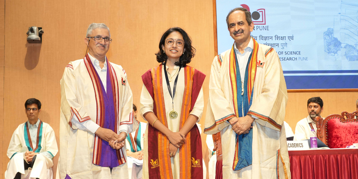 Convocation 2026: Sujitha Suresh received the Best Outgoing Student (BS-MS) Medal